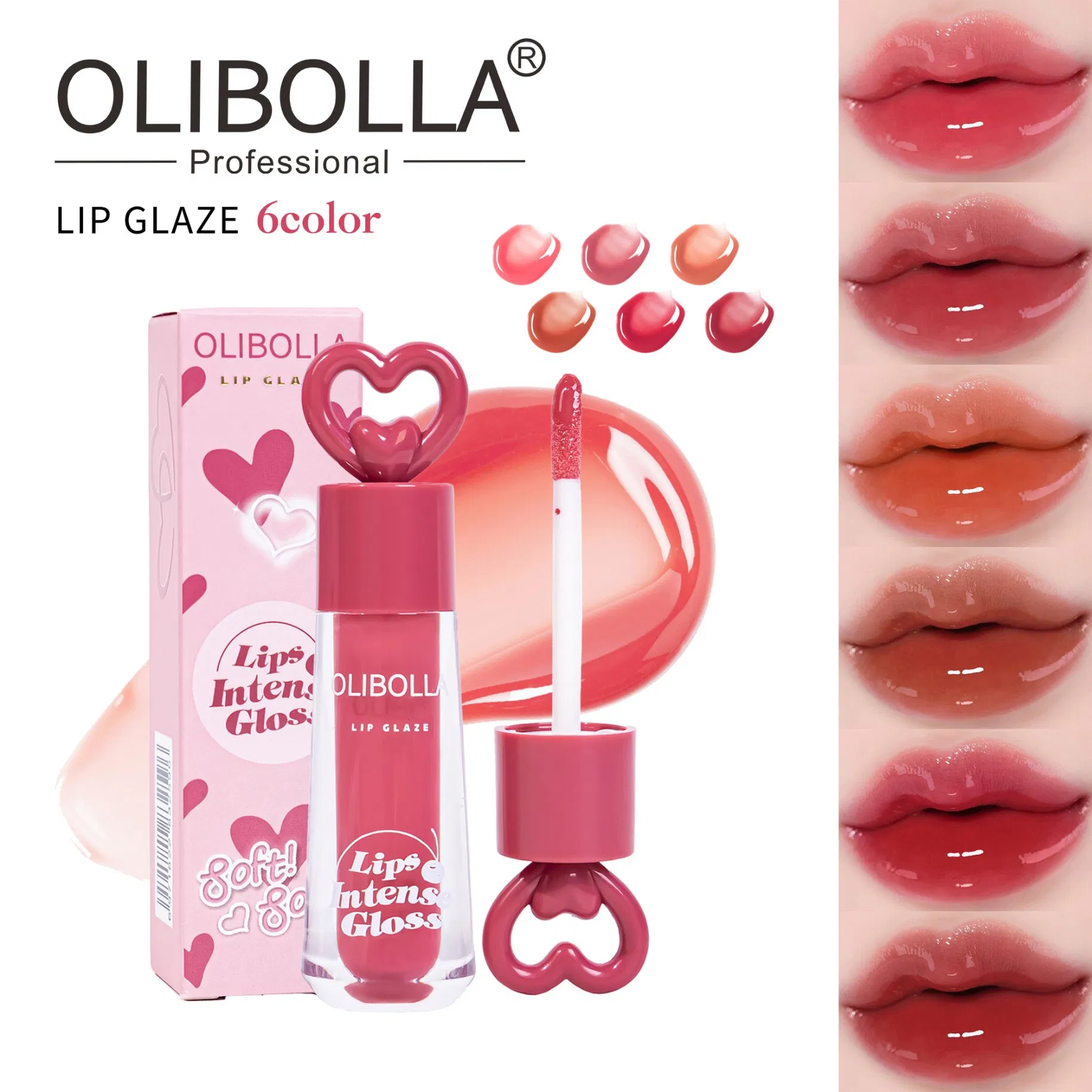 Vegan Plumper Lip Gloss 0il -Custom Clear Makeup Product