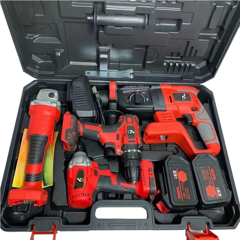 Unleash Your Professional Potential with The Premium Cordless Tool Combo Kit Powered by Long-Lasting Lithium Battery