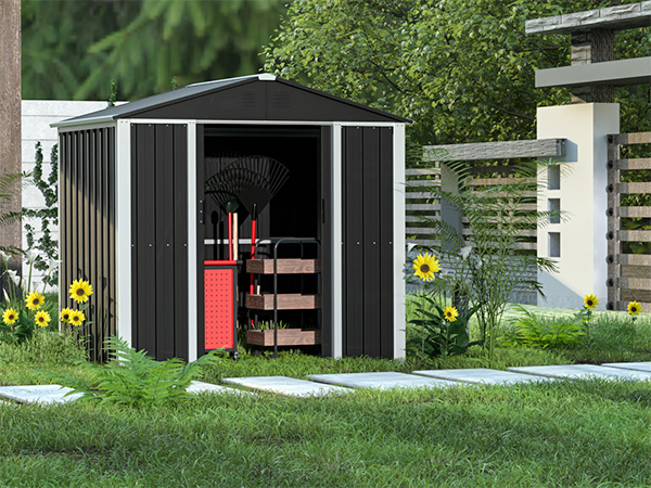 Garden Shed Metal Buildings Outdoor Steel Metal Storage Sheds