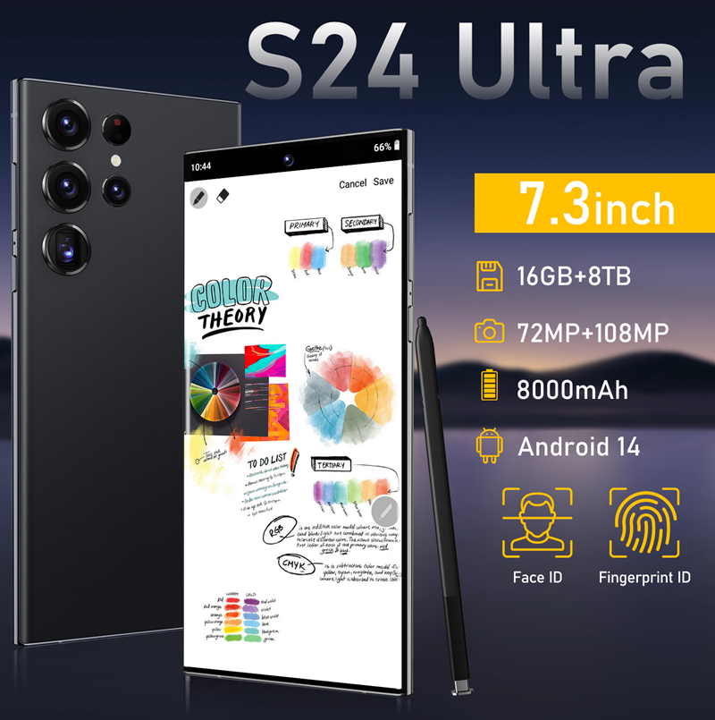 Durable S24ultra 16GB+1tb IP68 Waterproof Shockproof 5g Dual SIM Mobile Phone