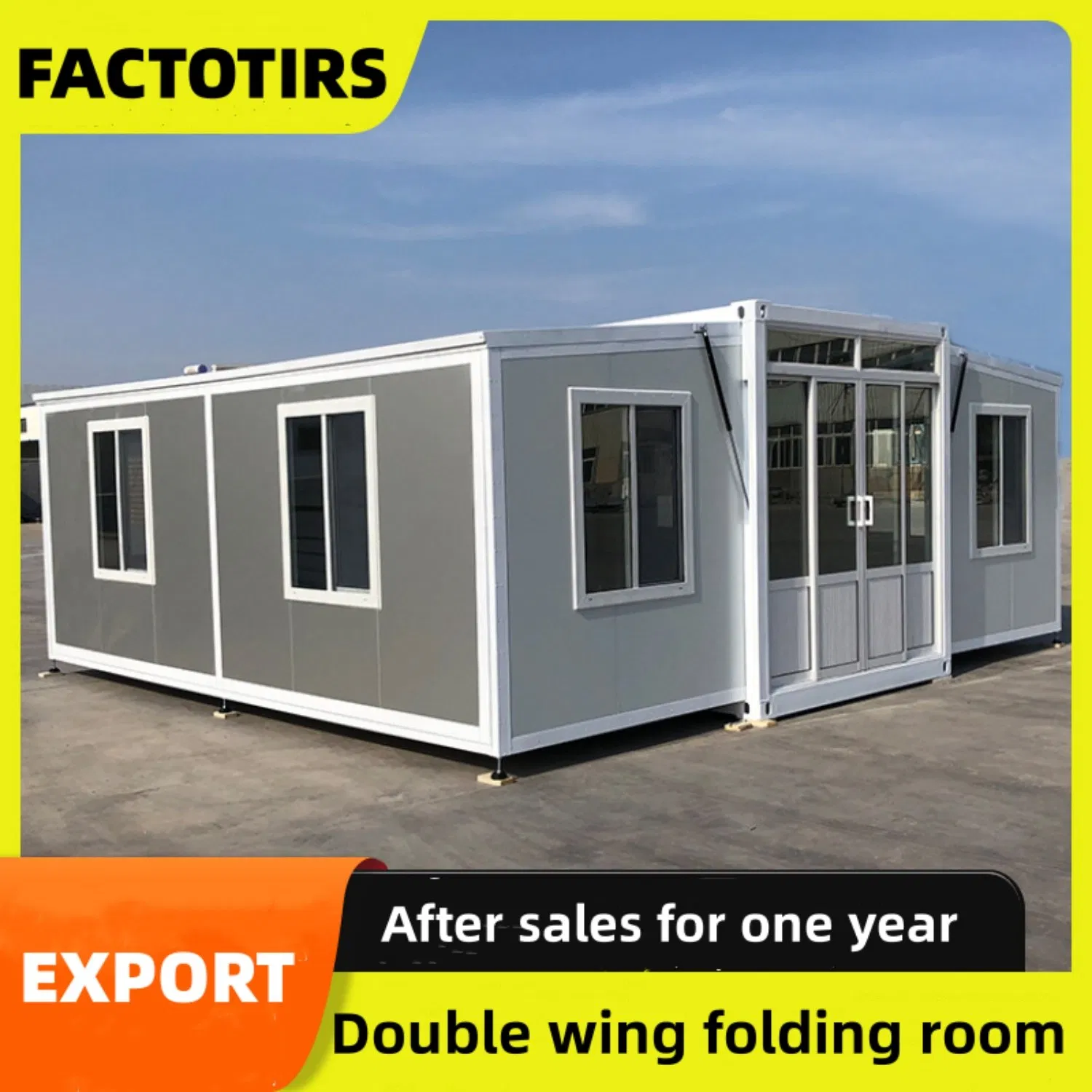 Made in China, Prefabricated Folding Houses with Three Bedrooms and One Living Room, Bathroom and Toilet Are Suitable for Hotels, Tourist Attractions, etc