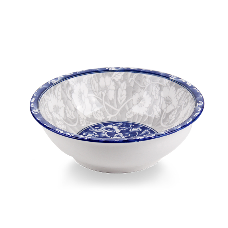 7" Daily Use Classic Fine White Porcelain Noodle Bowls Rice Bowl for Restaurant Clear Bowl