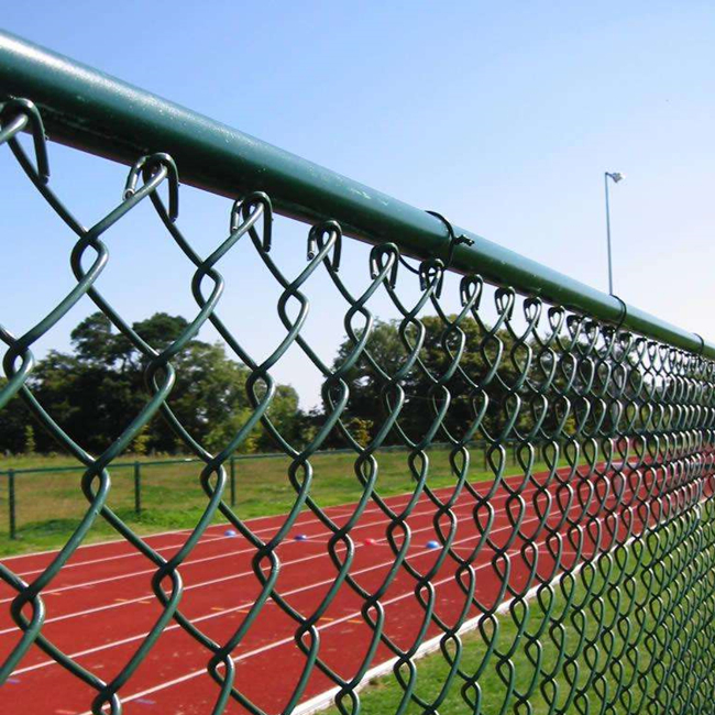 Yq Flayground Fence PVC Chain Link Fence Mesh Panels