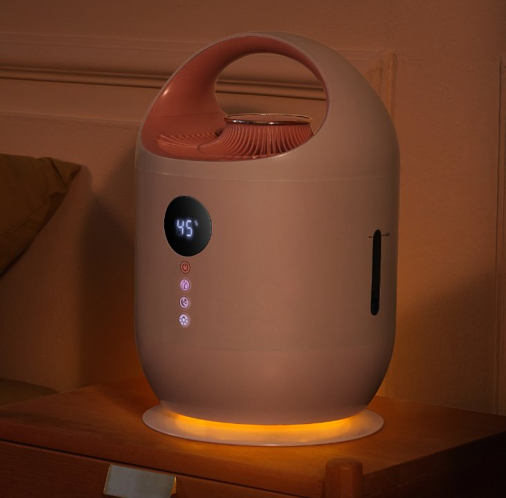 Floor Standing Diffiser Humidifier Big Humidifiers Space LED Mist Free Air Humidifier for Home Use