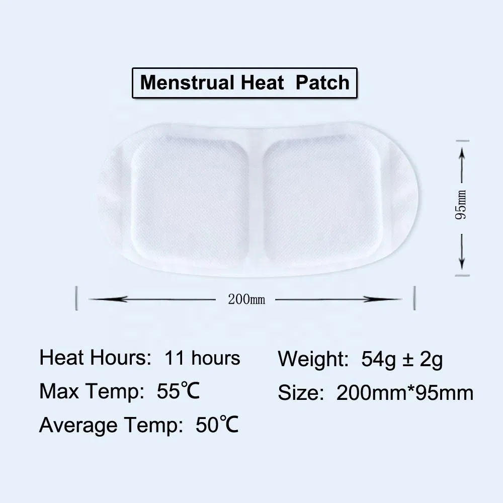 Hot Belly Therapy Pads Disposable Abdominal Cramps Pad Heat Patch for Menstrual Cramps Relieve