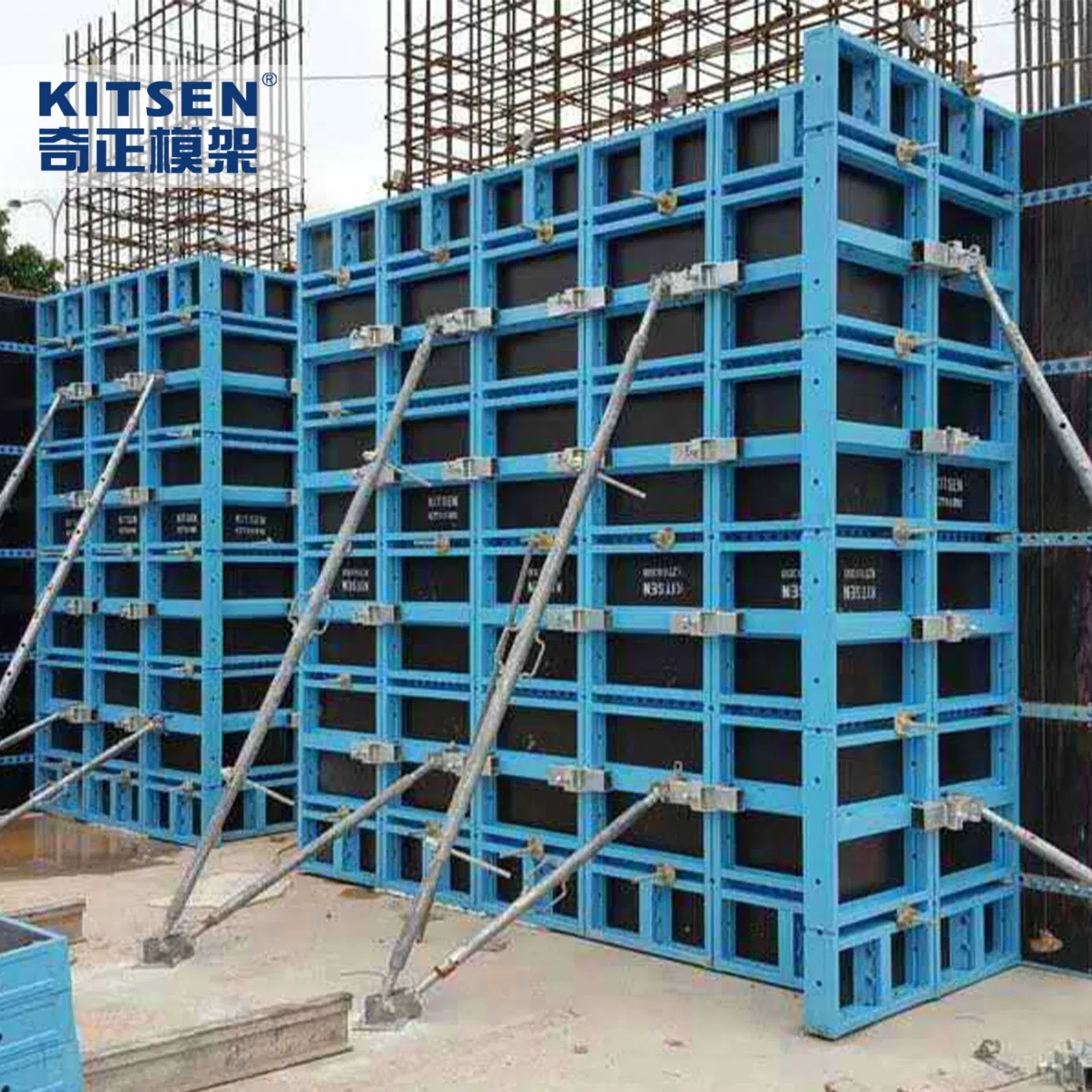 Building Material Aluminum Frame Formwork for Concrete Wall & Column Construction with Plywood