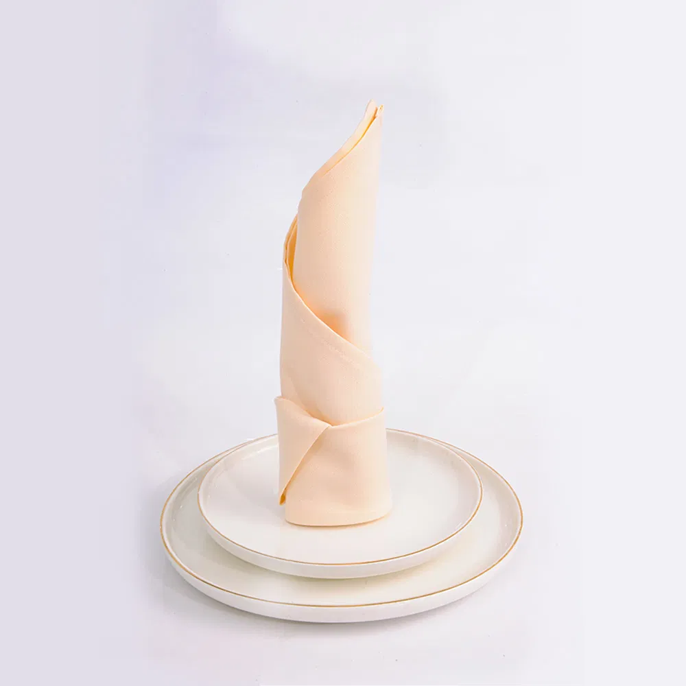Reusable Hotel Restaurant Cheap Polyester Napkin Table Napkin for Wedding