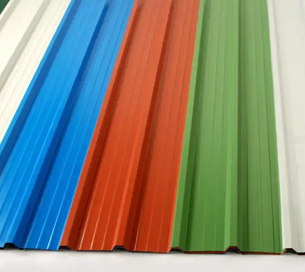 Price List Thickness 0.55mm 0.65mm Roofing Building Material PPGI Color Coated Corrugated Roofing Sheet PPGI Roof Tiles