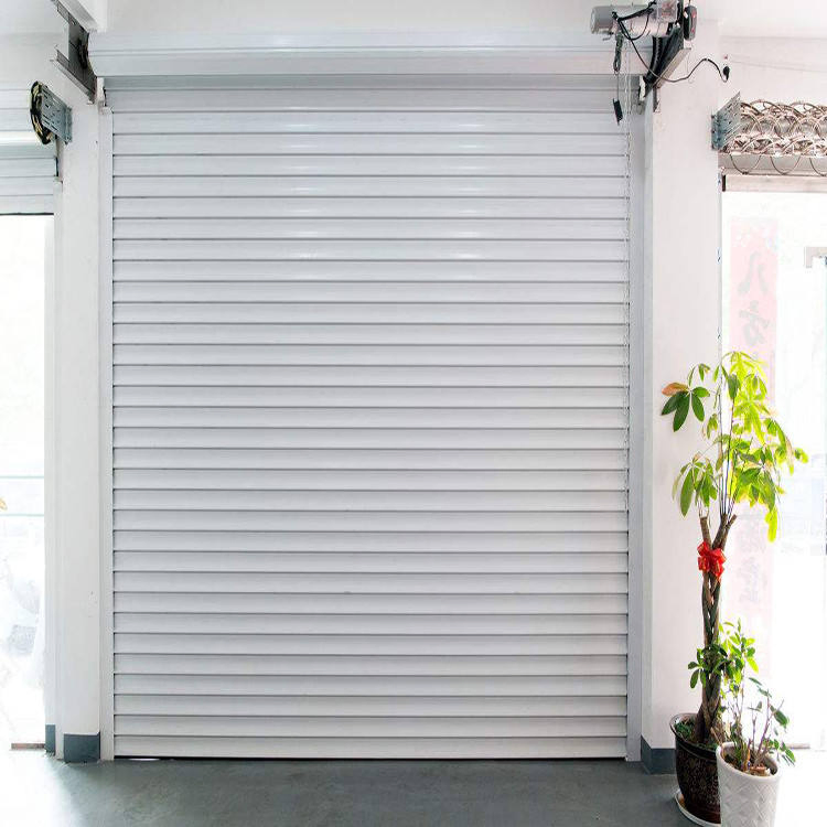 China Manufacturer Modern Roll up Fire Shutter Electric Aluminum Automatic Garage Door for Homes