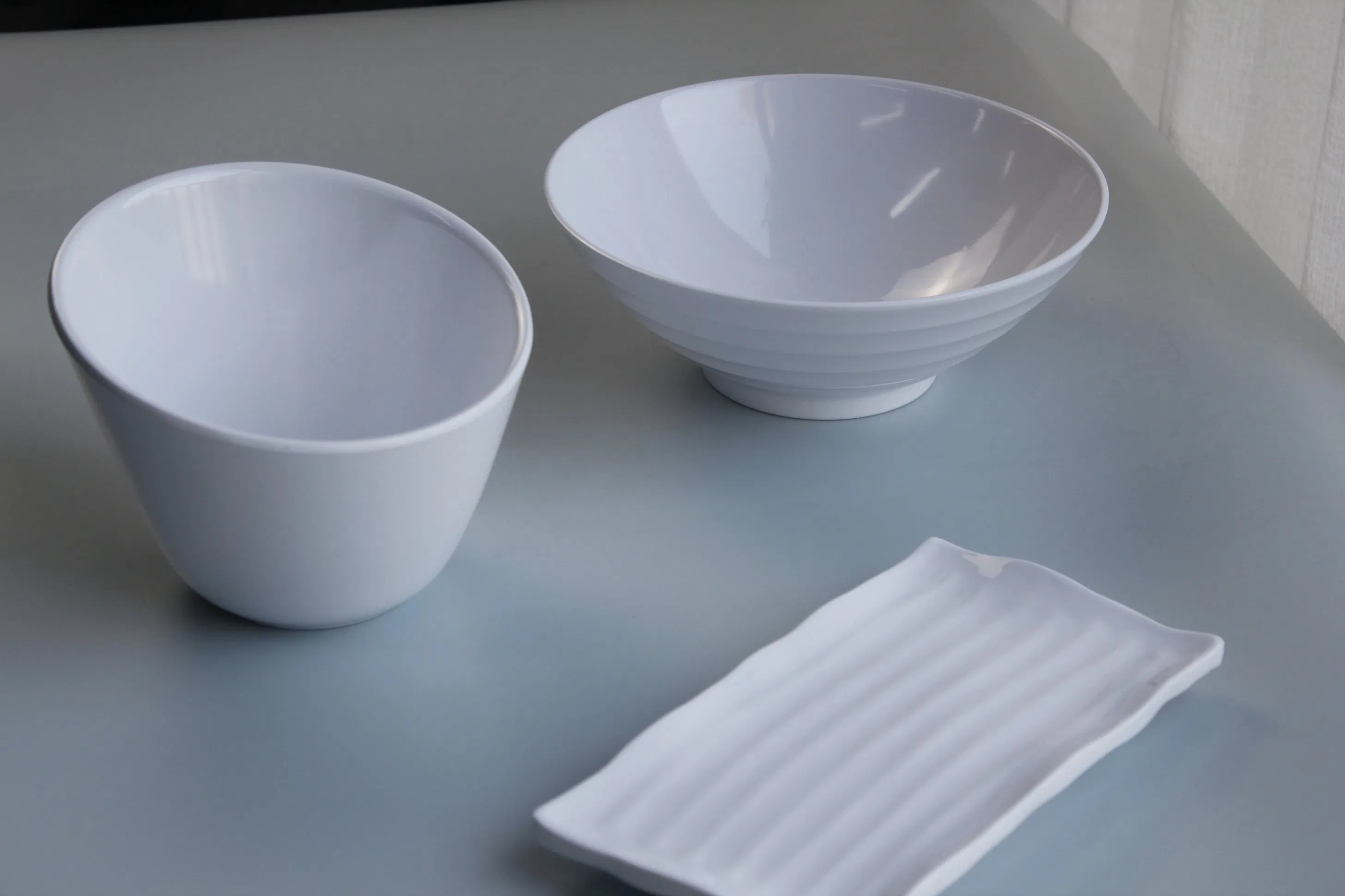 Red and Black Two-Color Melamine Noodle Bowl Characteristic Japanese Ramen Bowl