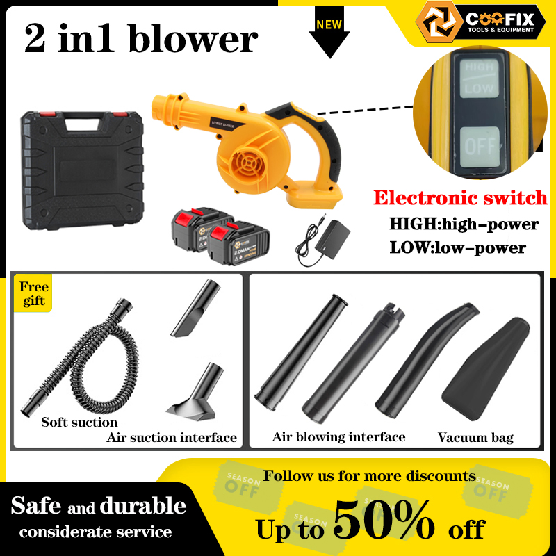 Powerful Cordless Leaf Blower for Quick Garden Cleanup