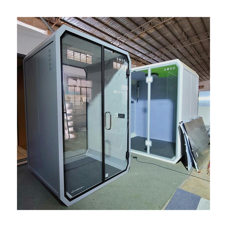 Hot Sale Office Furniture Meeting Acoustic Soundproof Phone Booth Privacy Pod Transparent Home Office Pod