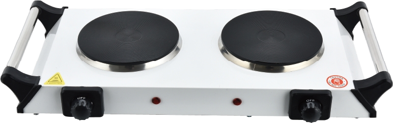 Energy Efficient Double Burner Electric Stove for Family Use