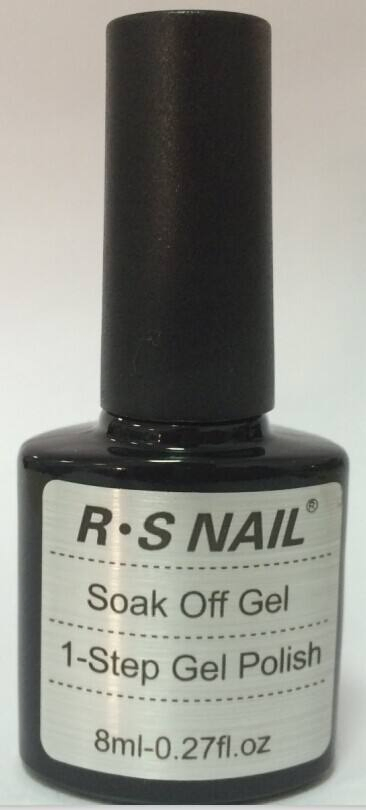 Free Sample Wholesale Online UV LED Soak off R S Nail 8ml One Step Gel Polish 300 Colors