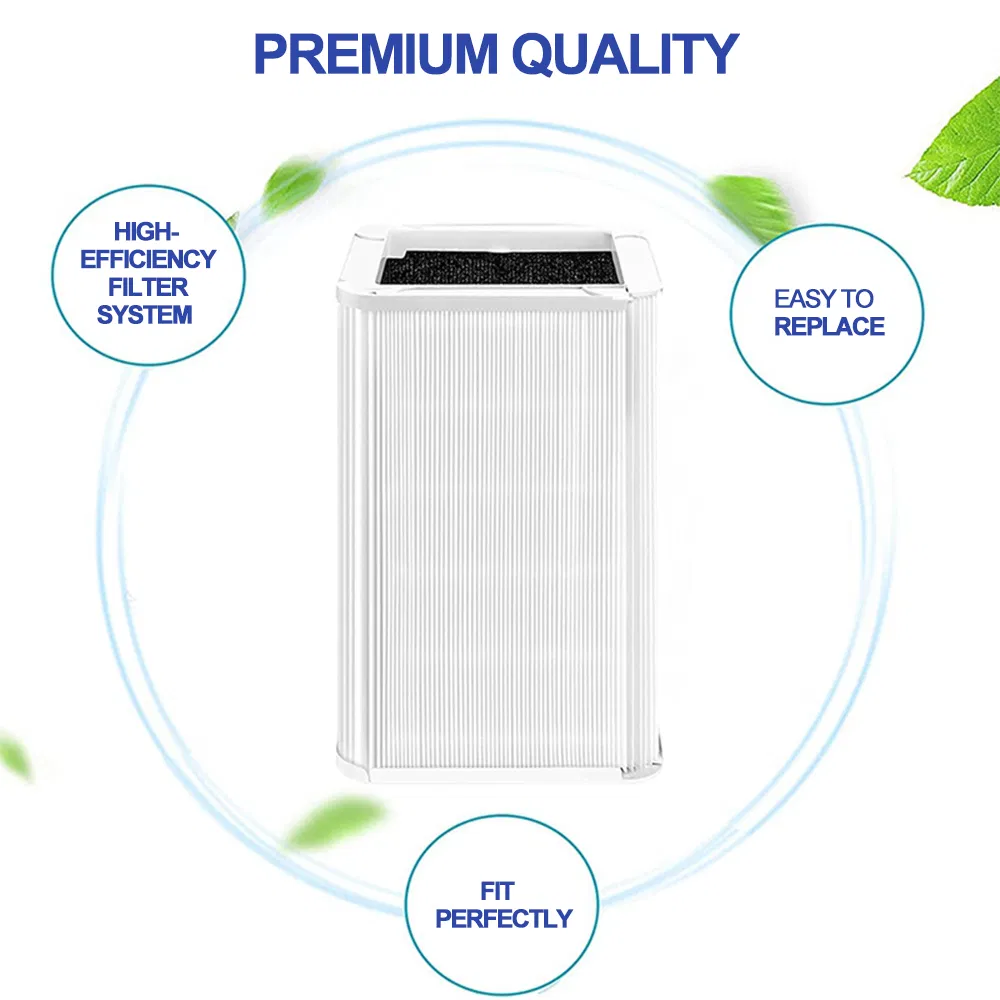 Blue Pure 121 Replacement HEPA Particle and Activated Carbon Filter for Blueair Blue Pure 121 Air Purifier