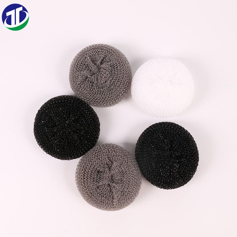 Kitchen Stainless Steel Wire Ball Brush for Dishes Pots Cleaning Scrubbers