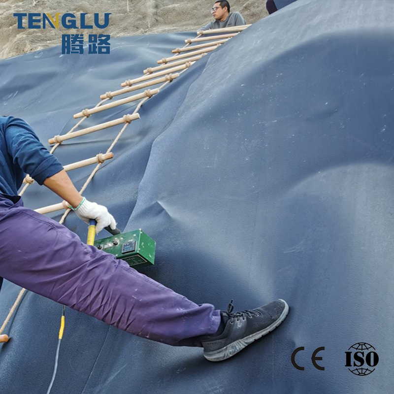 PE Raw Material 0 14-3mm Thickness Fish Pond Liner Geomembrane for Fish Farm Liner, Aquaculture Pond, and Lake Waterproofing Solutions