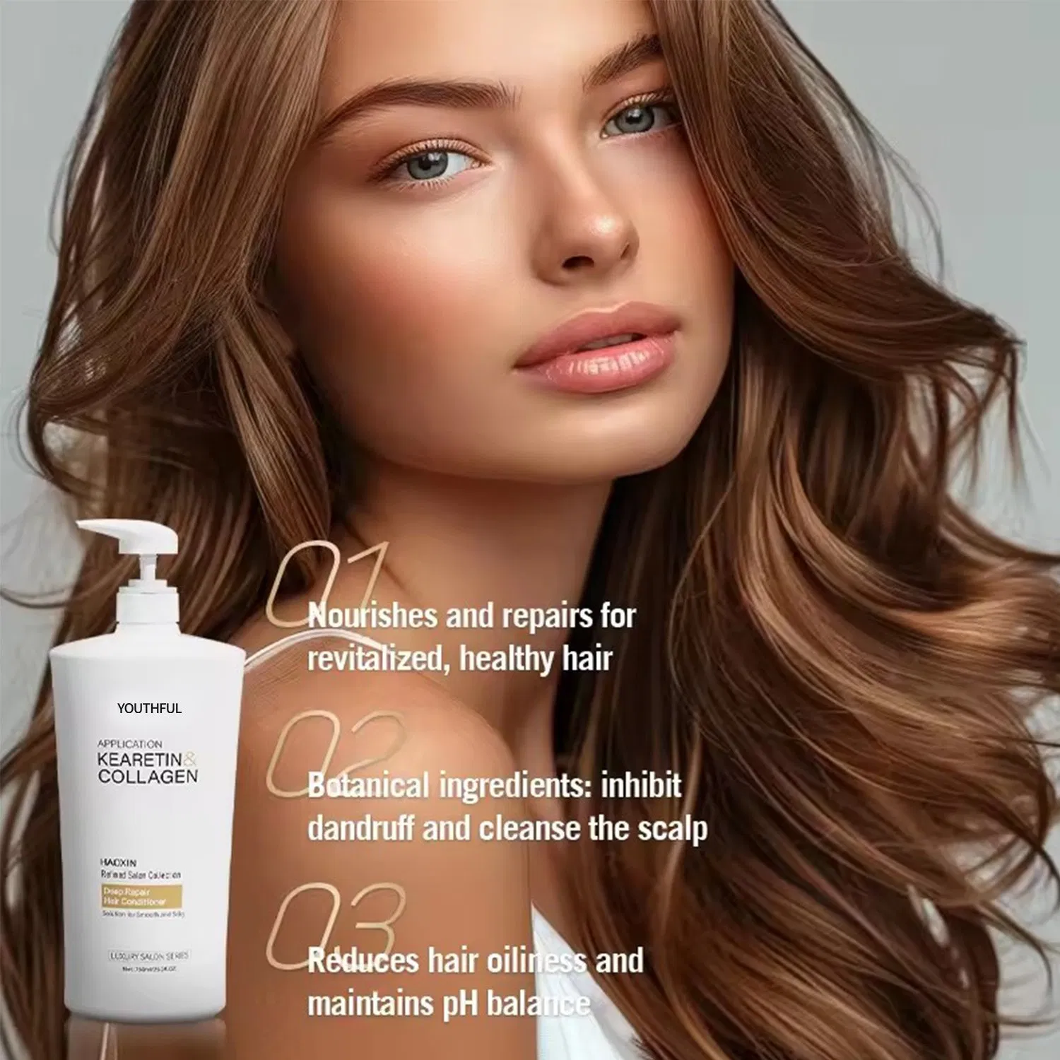 Youthful Keratin Hair Conditioner Hair Growth Enzyme Hair Mask