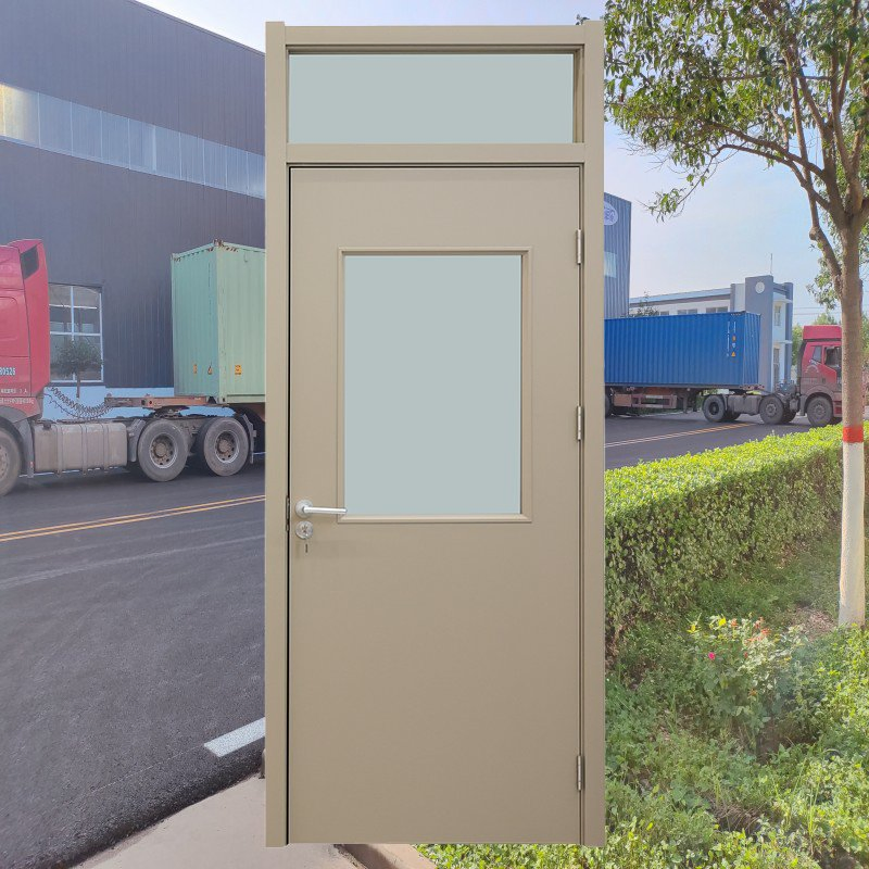 Middle East Termite-Proof Kindergarten Toilet Flame Retardant Waterproof WPC PVC Laminated Door