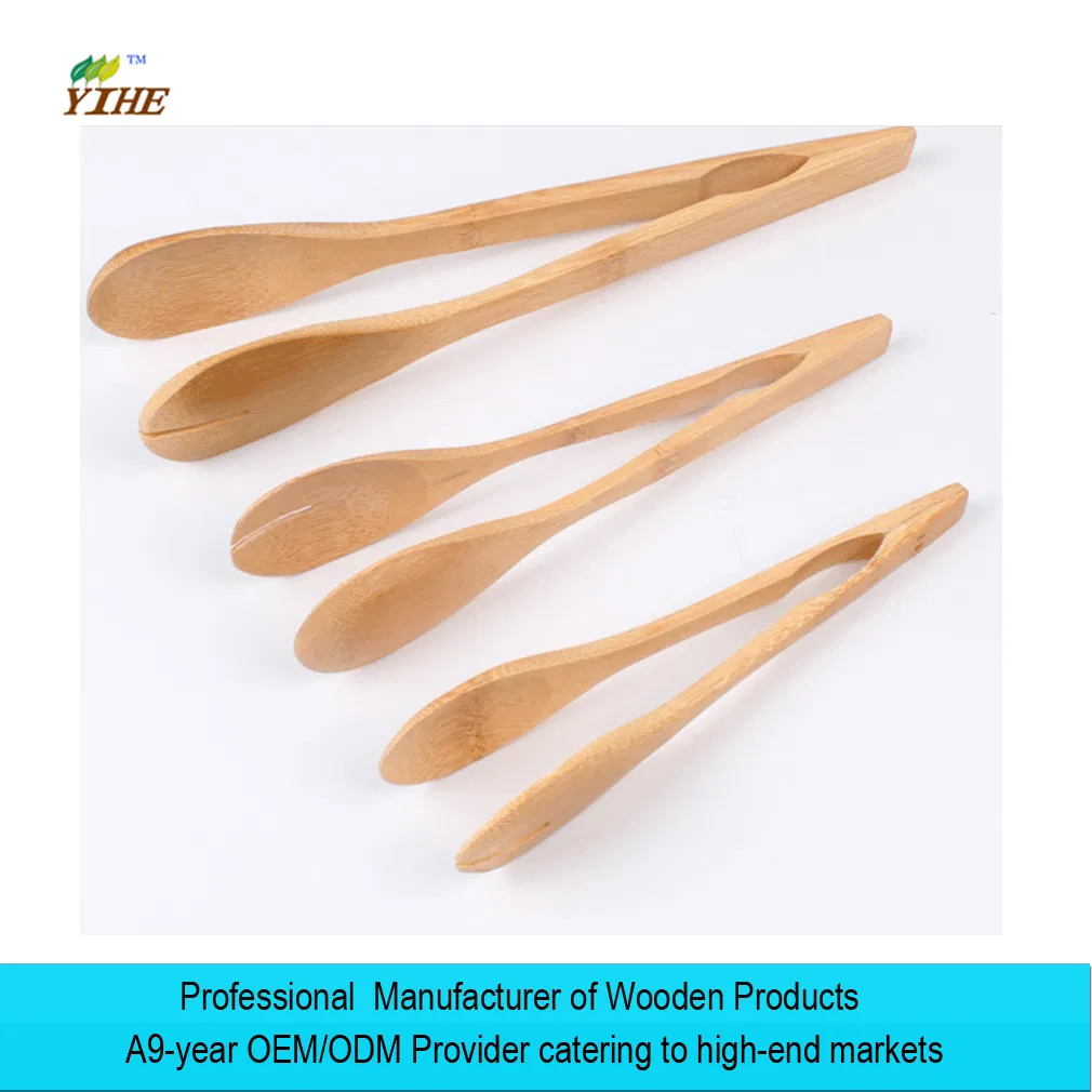 Eco-Friendly Bamboo Bread Tongs, Bamboo Bread Clip