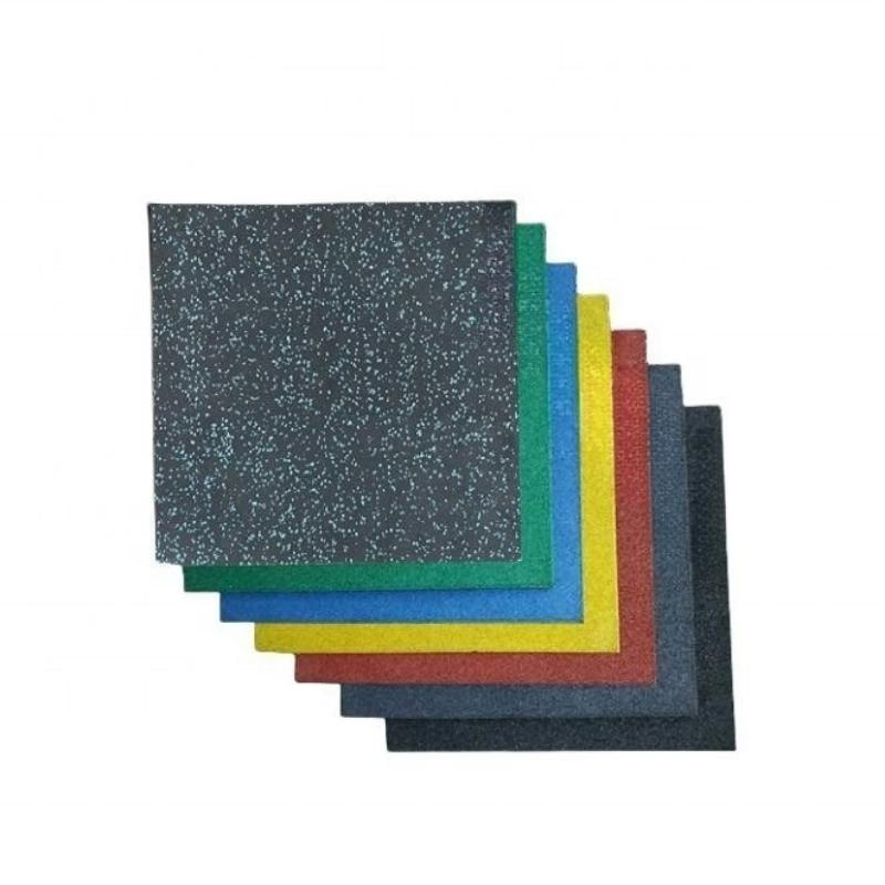 Outdoor Commercial Soundproof Shock-Absorbing Color Gym Flooring Rubber