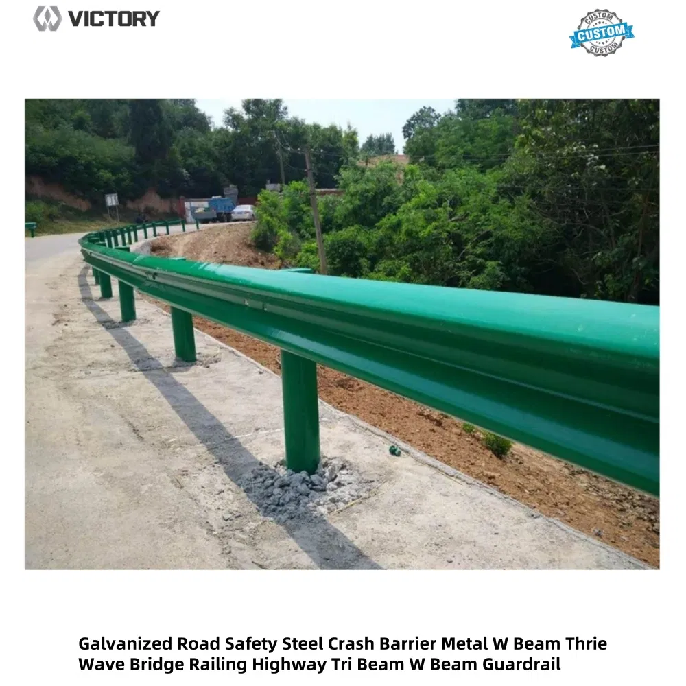 Heavy-Duty Q235B and Q345b Steel Road Safety Barriers for Highways