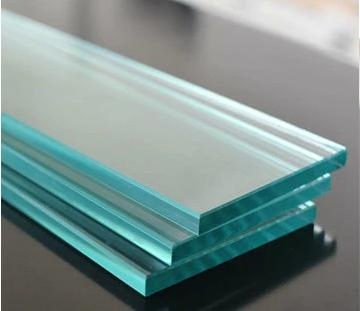 8mm 10mm Clear / Frosted Tempered Shelf Glass Glass Shelf for Showroom / Wall Corner