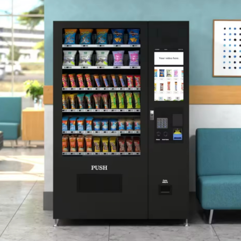 Automated Retail Vending Machine for Snacks and Cold Drinks