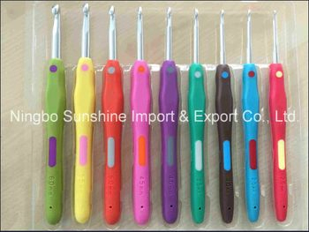 Top Quality Wholesale Hot Selling Sewing Kit TPR Aluminium Crochet Hook