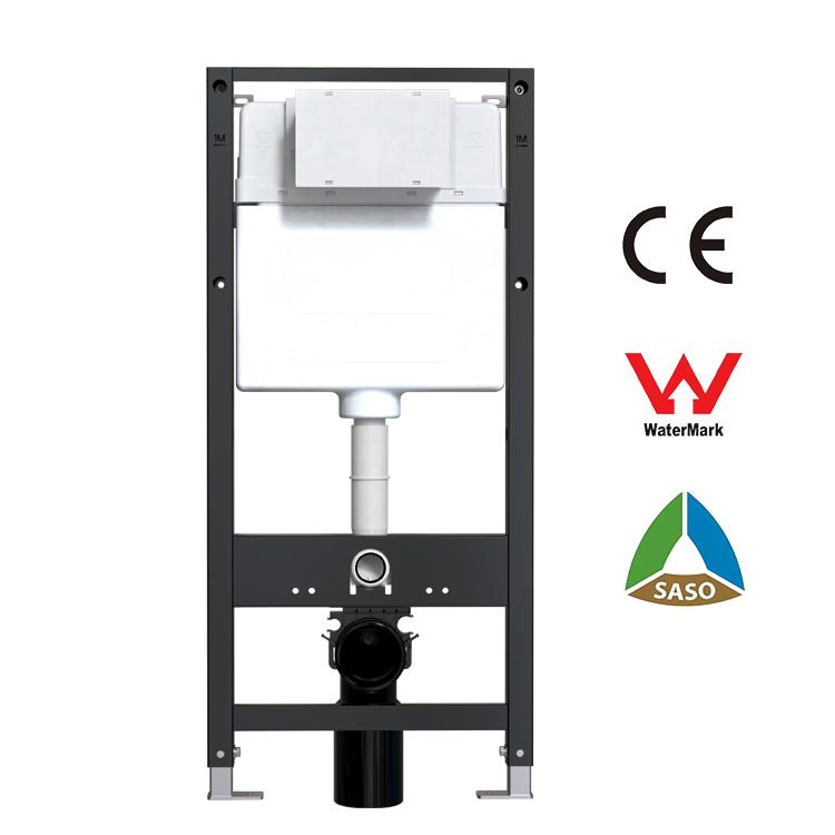 Concealed Flush Cistern Handheld Bidet Sprayer Wall Mounted Toilet
