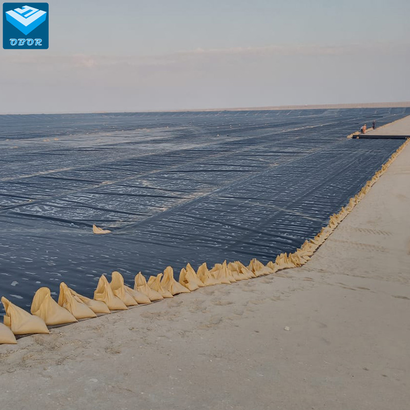 ASTM Gri GM13 Standard 0.3mm 0.5mm 0.75mm 1mm 1.5mm 2mm 100% Virgin Material HDPE/LDPE/LLDPE Geomembrane for Landfill Fish Farming Shrimp Pond