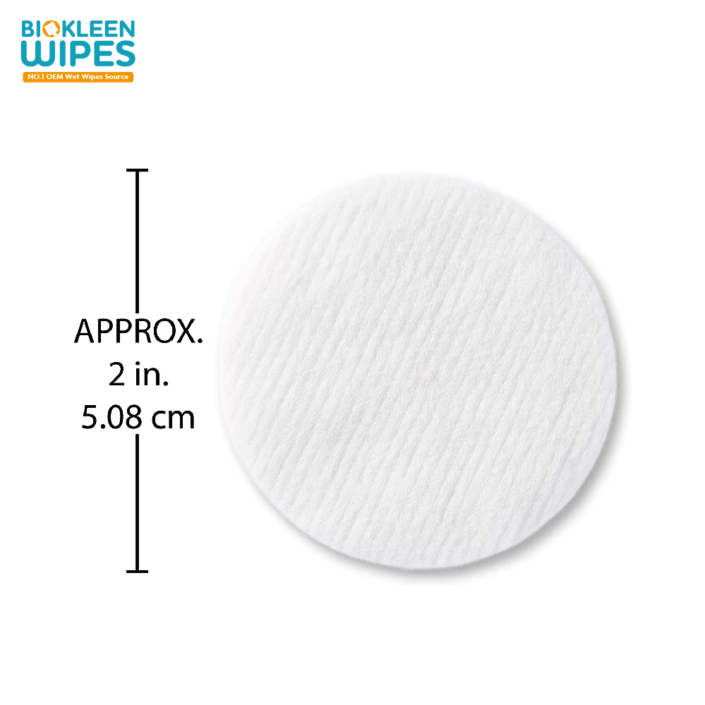 Biokleen Organic Bamboo Soft Cotton Cosmetic Pads Beauty Makeup Cotton Pads Makeup Remover Multi-Layer Disposable Makeup Pad