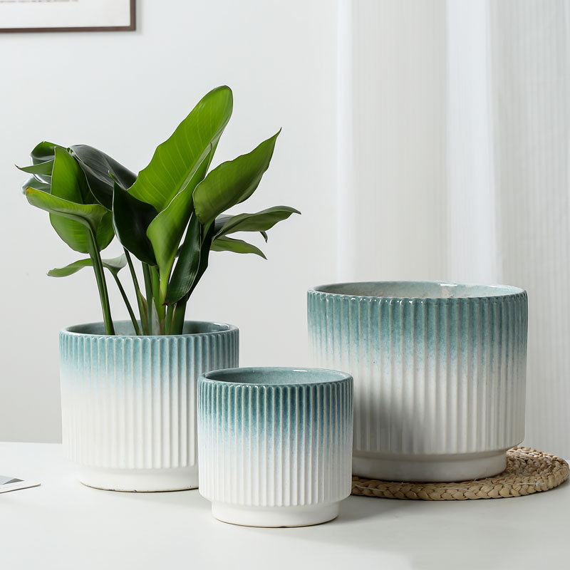 Горшки керамические белые для растений