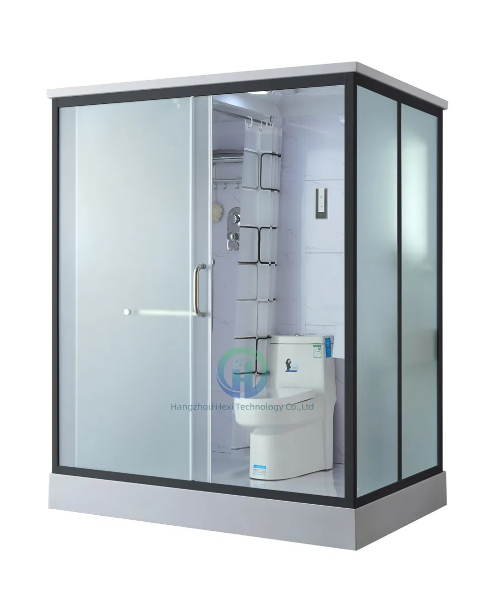 Compact Prefabricated Toilet and Shower for Small Bathrooms
