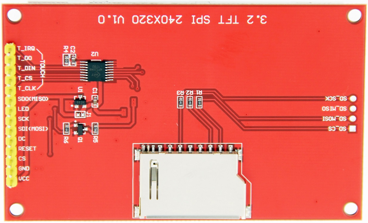 Дисплей TFT 3.2 дюйма 240x320 с сенсором и ILI9341