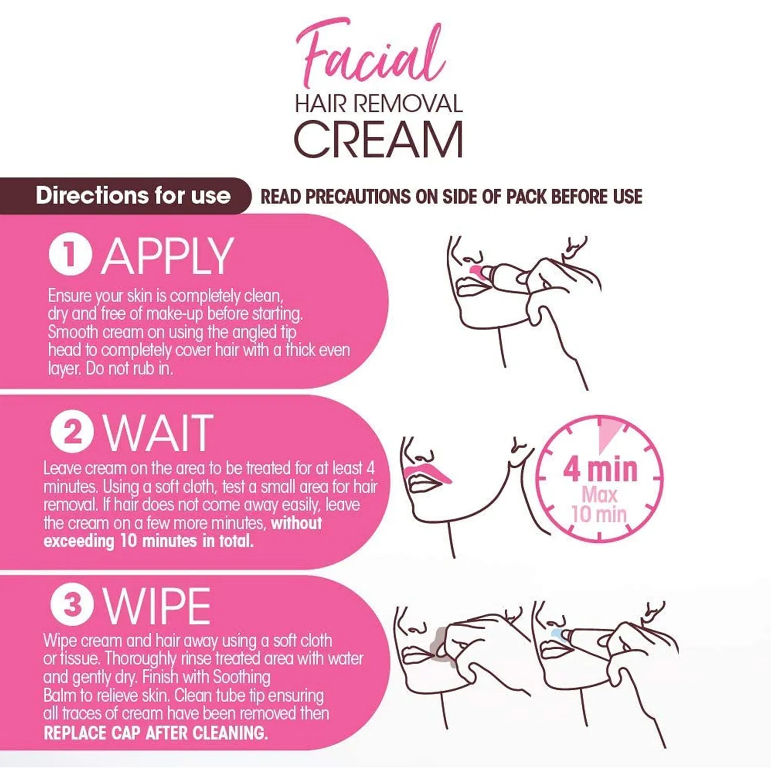 OEM ODM Facial Hair Removal Cream