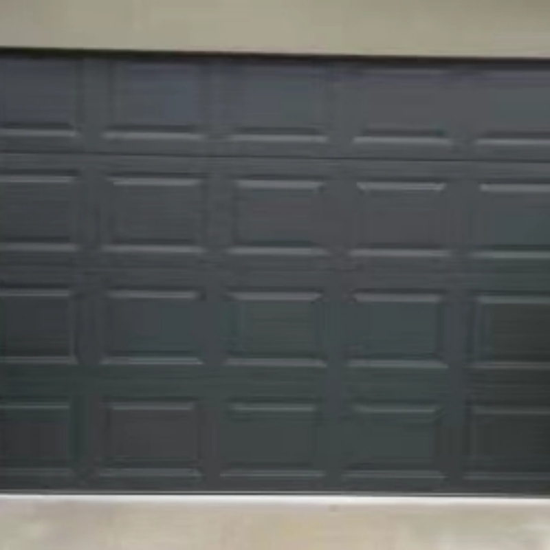 Steel Proof Security Steel Overhead Sectional Garage Door with Small Windows