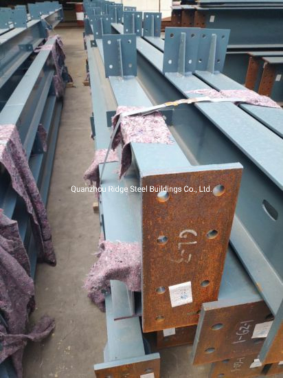 Prefab Steel Structure Workshop with H Columns and Beams