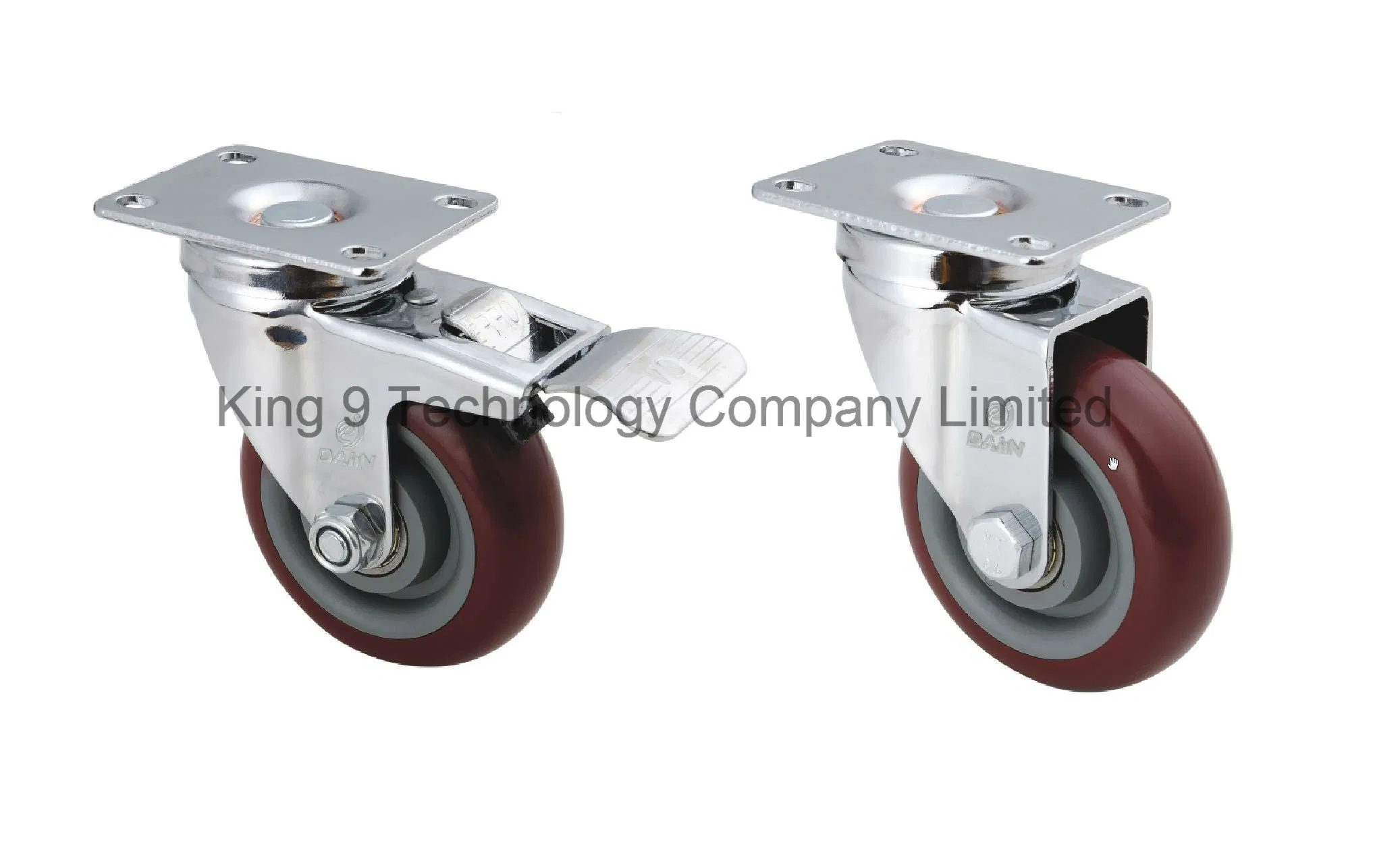Rubber Wheel of Industrial Caster Kj-402b