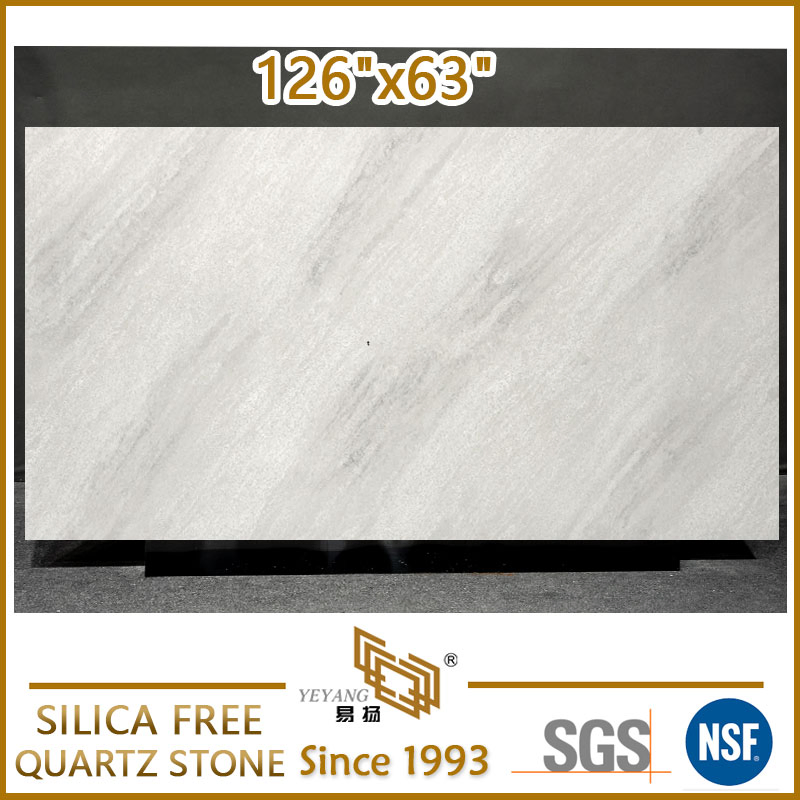 Premium Solid Non-Silica Quartz Stone Blue Silica Free Quartz Slabs