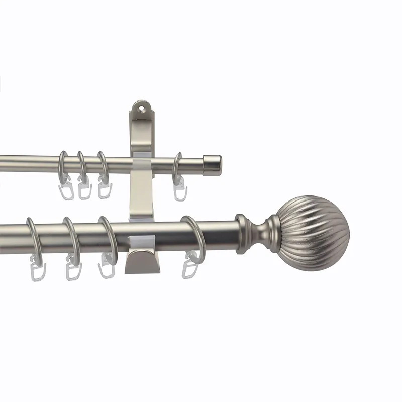 Vikson Cheap Price Morden Luxury Decorative Antique Brass Wrought Iron Curtain Rod