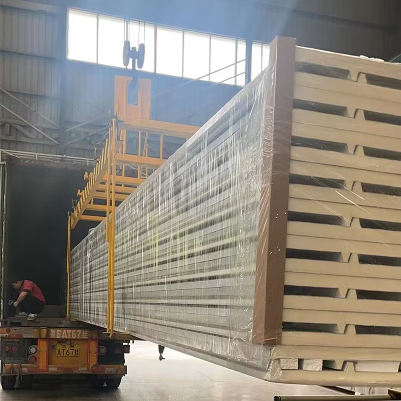 PUR PU PIR Puf Polyurethane Foam Rock Wool Glasswool Roof Wall Insulated Sandwich Panel