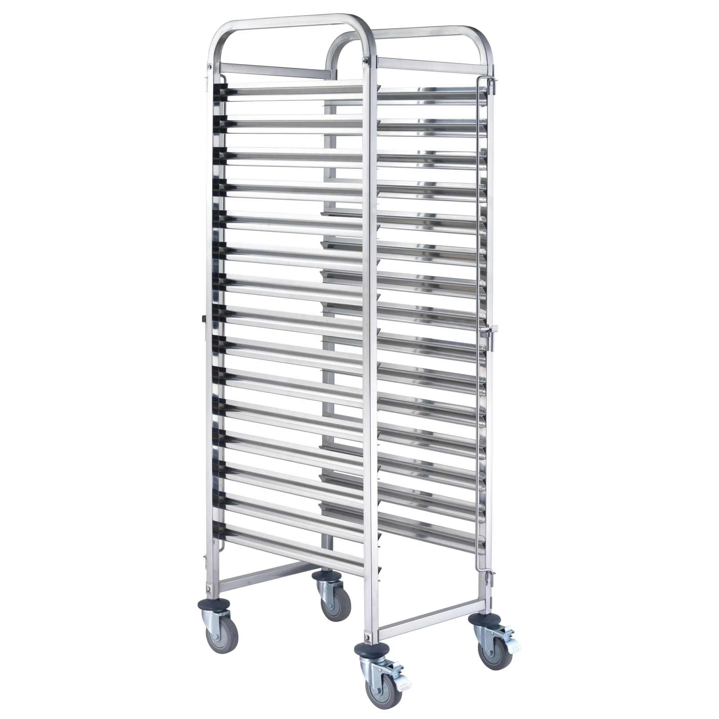 Versatile Stainless Steel Rack Trolley for Gn Pan Organization