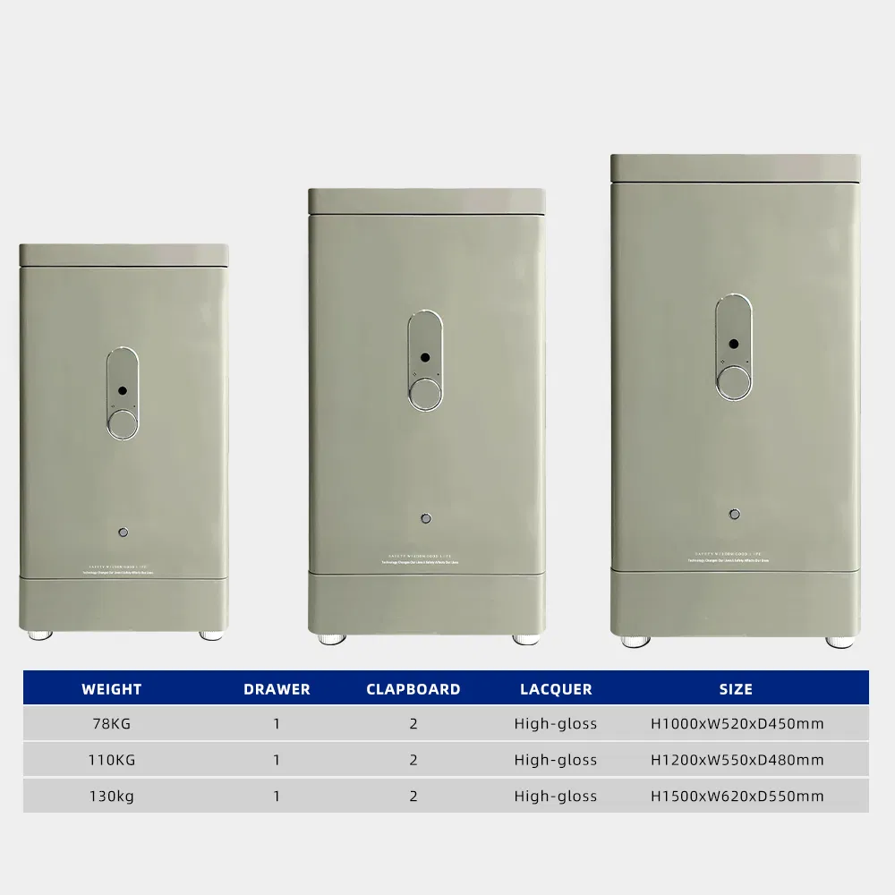 High Glossy Painting Fingerprint Smart Smart Home Safe Box