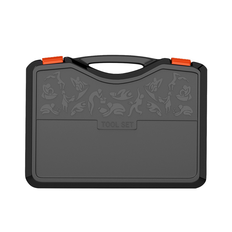 Complete Set of Toolbox, Household Electric Drill and Screwdriver