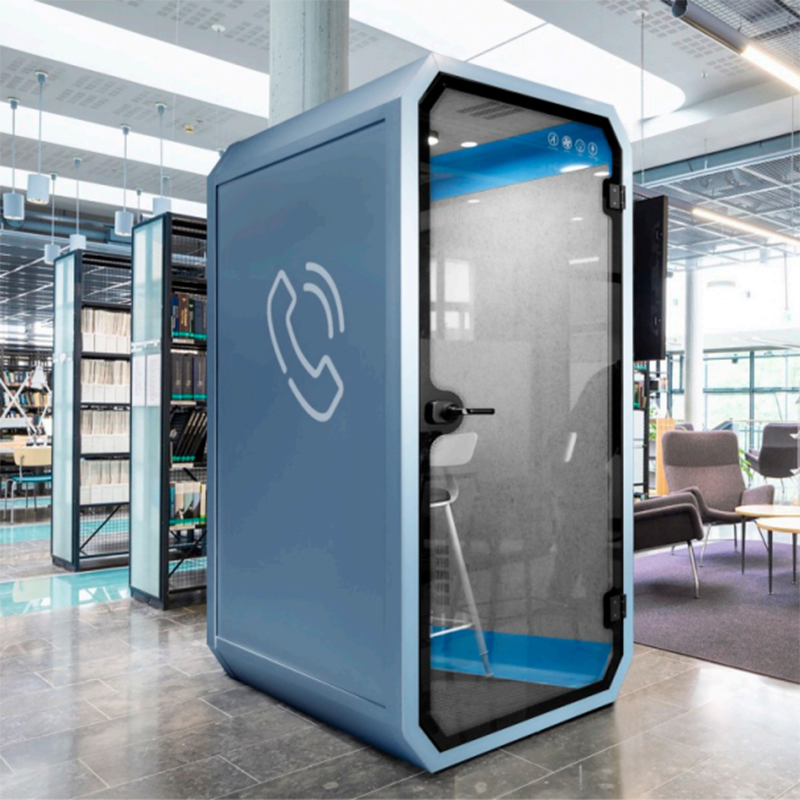 Cheap Price Container House Silent Pod Office Phone Booth Modular Soundproof Cabin