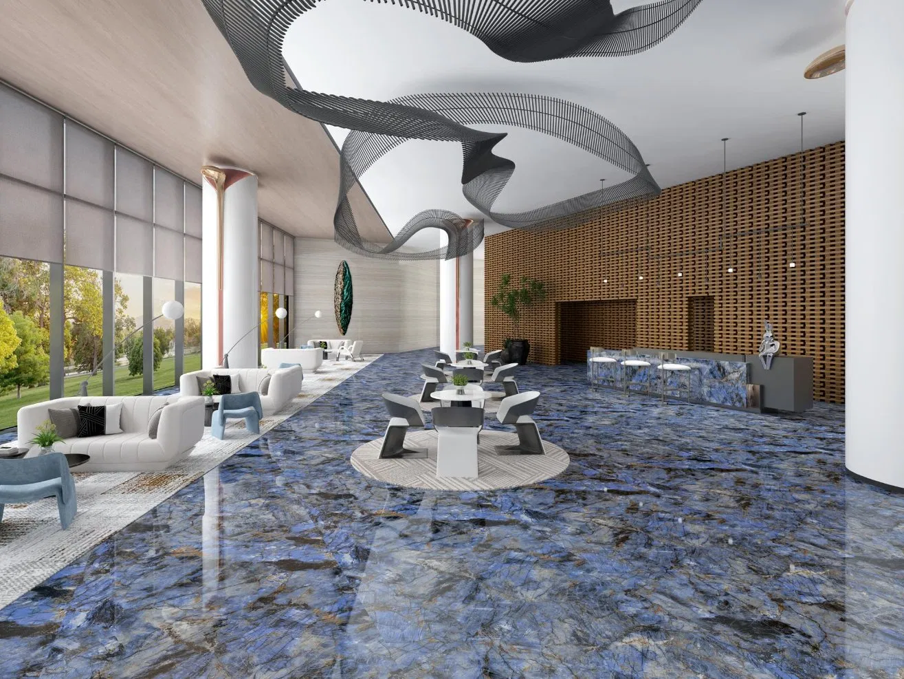 Factory 1600*3200mm Bathroom Table Top Polished Porcelain Floor Wall Sintered Stone Slab