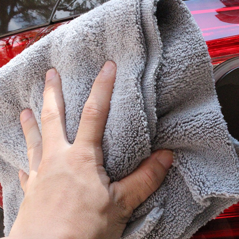 Quick-Dry Microfiber Cloth Towel for Car Cleaning, Polishing, Waxing, Buffing