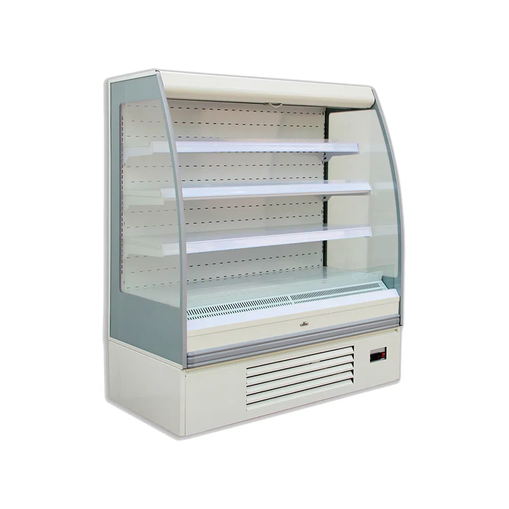Supernarket Upright Freezer Commercial Llultideck Open Front Display Chiller Cabinet