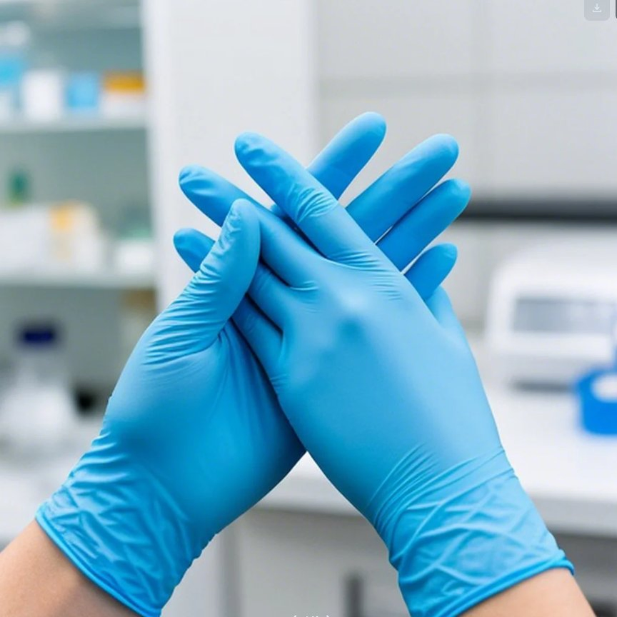 Disposable Nitrile Gloves for Sanitation Laboratory Use Non Sterile
